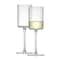 JoyJolt® 11.5oz. Elle Fluted Cylinder White Wine Glasses, 2ct.